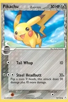 Pikachu (Delta Species)  Holon Phantoms (HP) #79